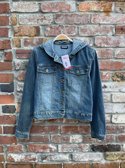 y2k bongo hooded denim jacket