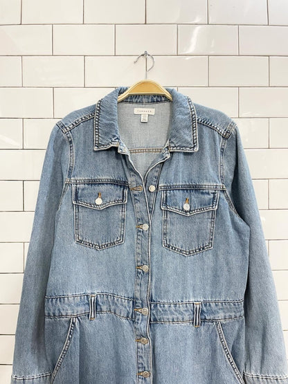 topshop denim boilersuit jumpsuit - good market thrift store