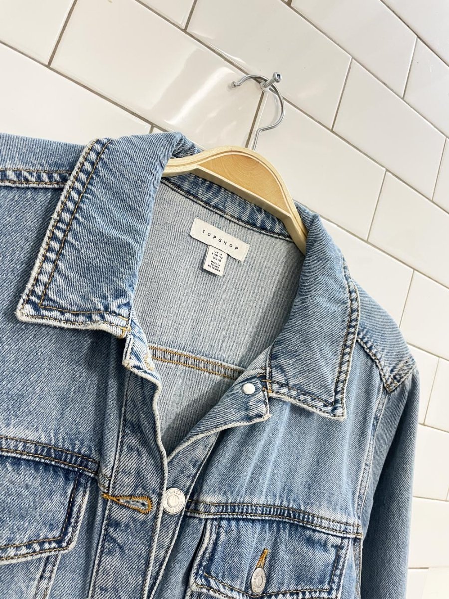 topshop denim boilersuit jumpsuit - good market thrift store