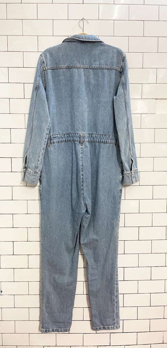 topshop denim boilersuit jumpsuit - good market thrift store