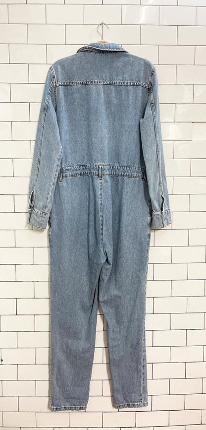 topshop denim boilersuit jumpsuit - good market thrift store