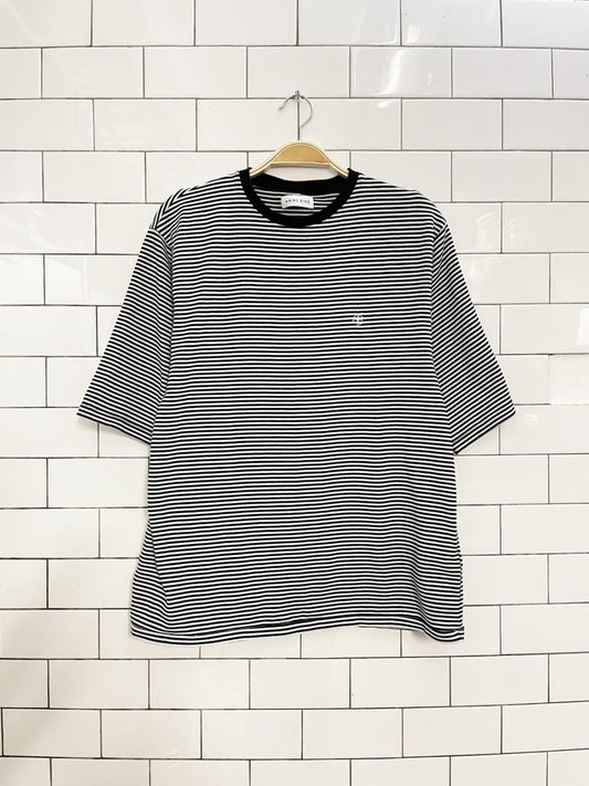 anine bing organic cotton striped tee - good market thrift store