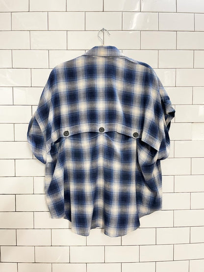 iro paris oversized flannel shirt - good market thrift store