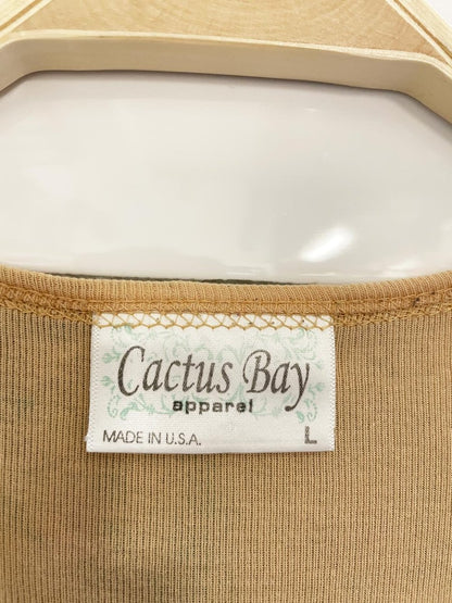 y2k cactus bay native art long sleeve top | made in USA - good market thrift store