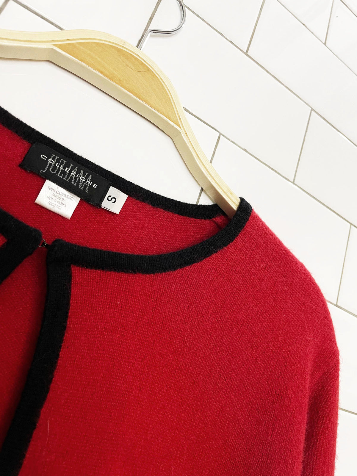 x2 y2k juliana collezione 100% cashmere knit tank + cardigan set