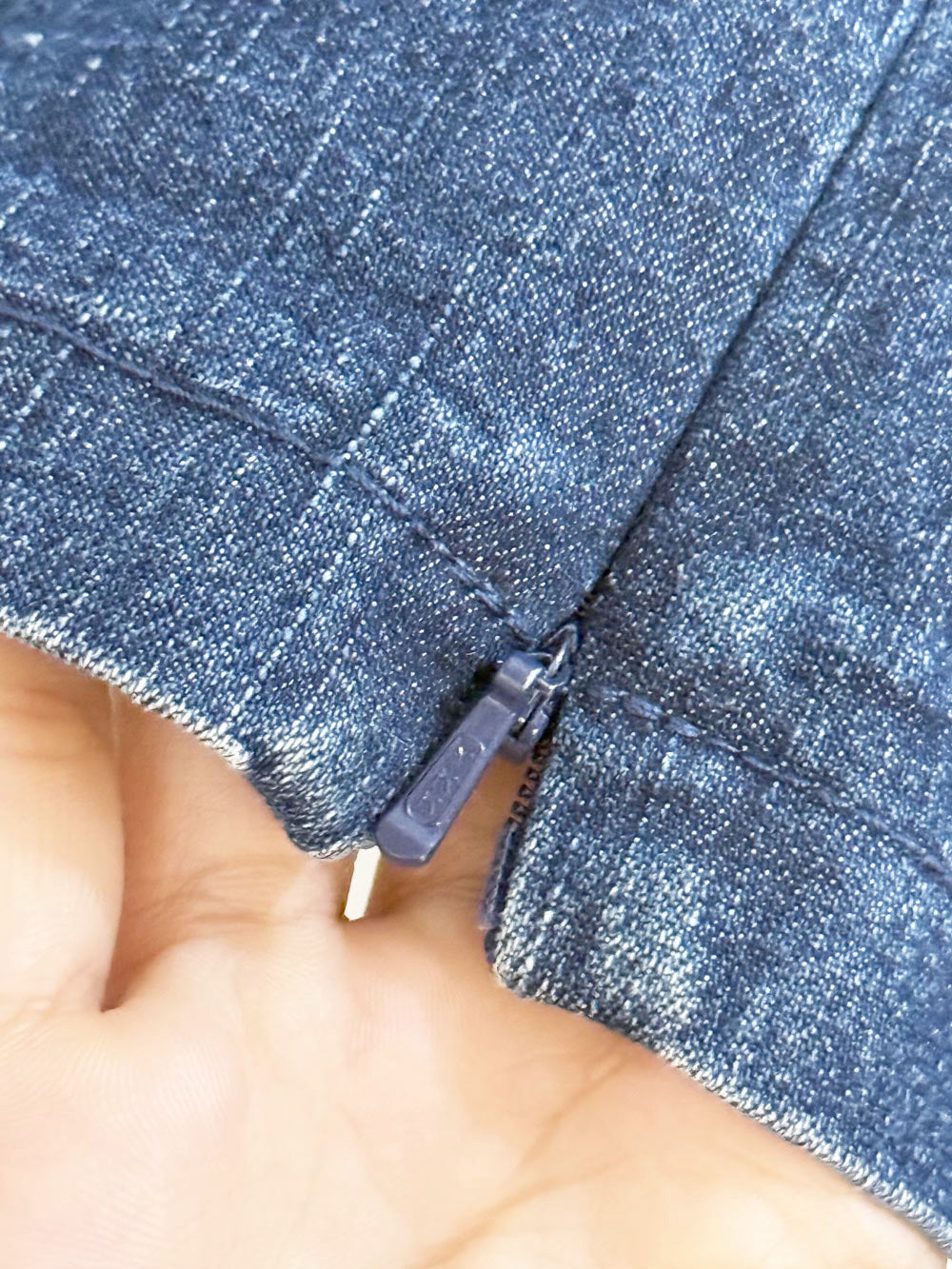 vintage uptown girl bedazzled gem denim tank top