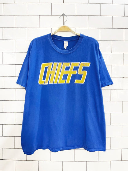 chiefs madbrothers nfl hanson bros distressed tee - good market thrift store
