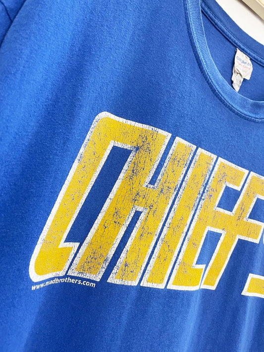 chiefs madbrothers nfl hanson bros distressed tee - good market thrift store
