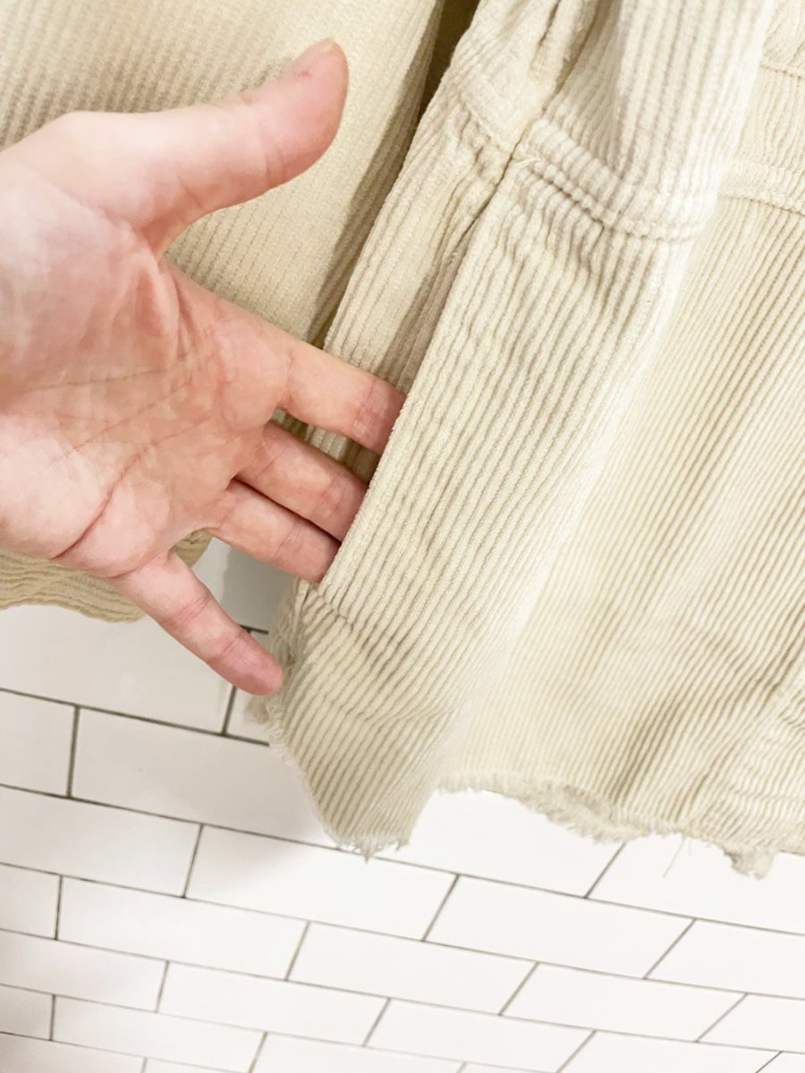 stradivarius chunky cord shirt jacket - good market thrift store