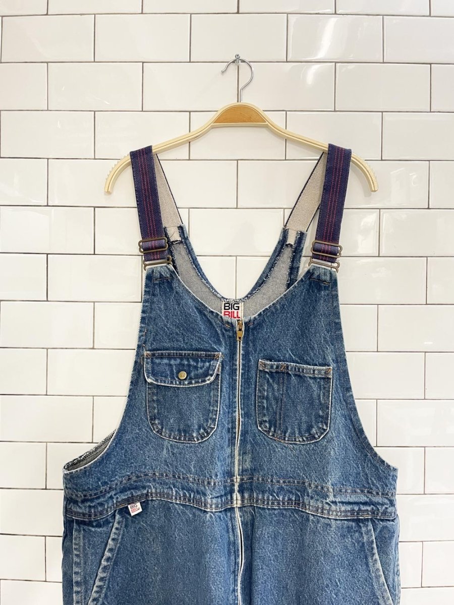 vintage big bill carpenter denim overalls - good market thrift store