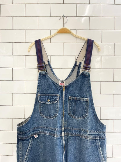 vintage big bill carpenter denim overalls - good market thrift store