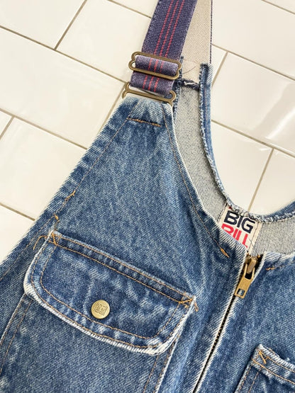 vintage big bill carpenter denim overalls - good market thrift store