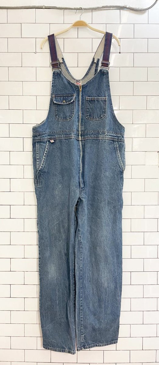 vintage big bill carpenter denim overalls - good market thrift store