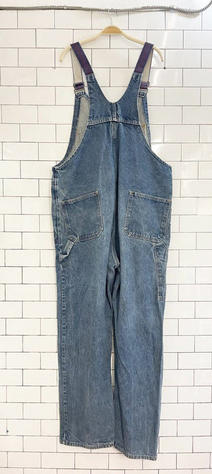 vintage big bill carpenter denim overalls - good market thrift store