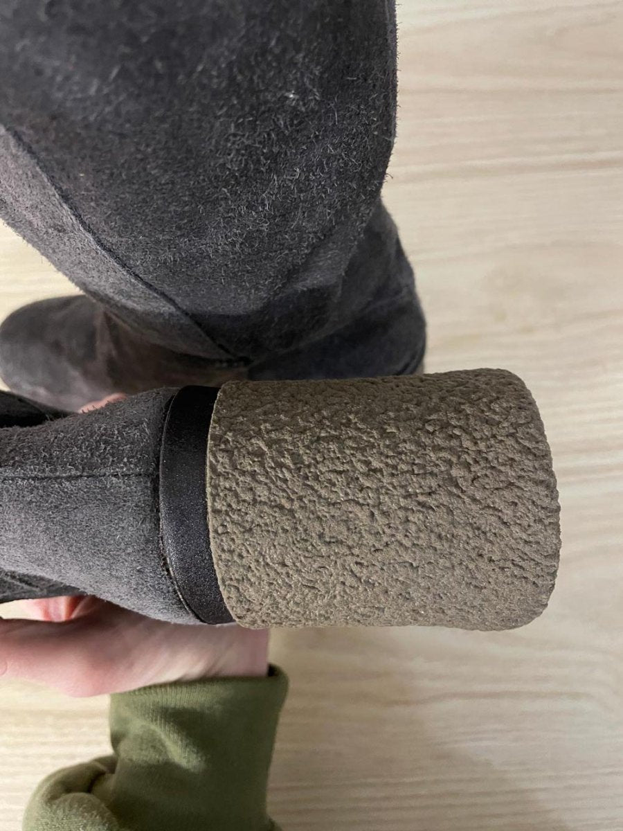 eccellenza donna italy suede heeled tall boot - good market thrift store