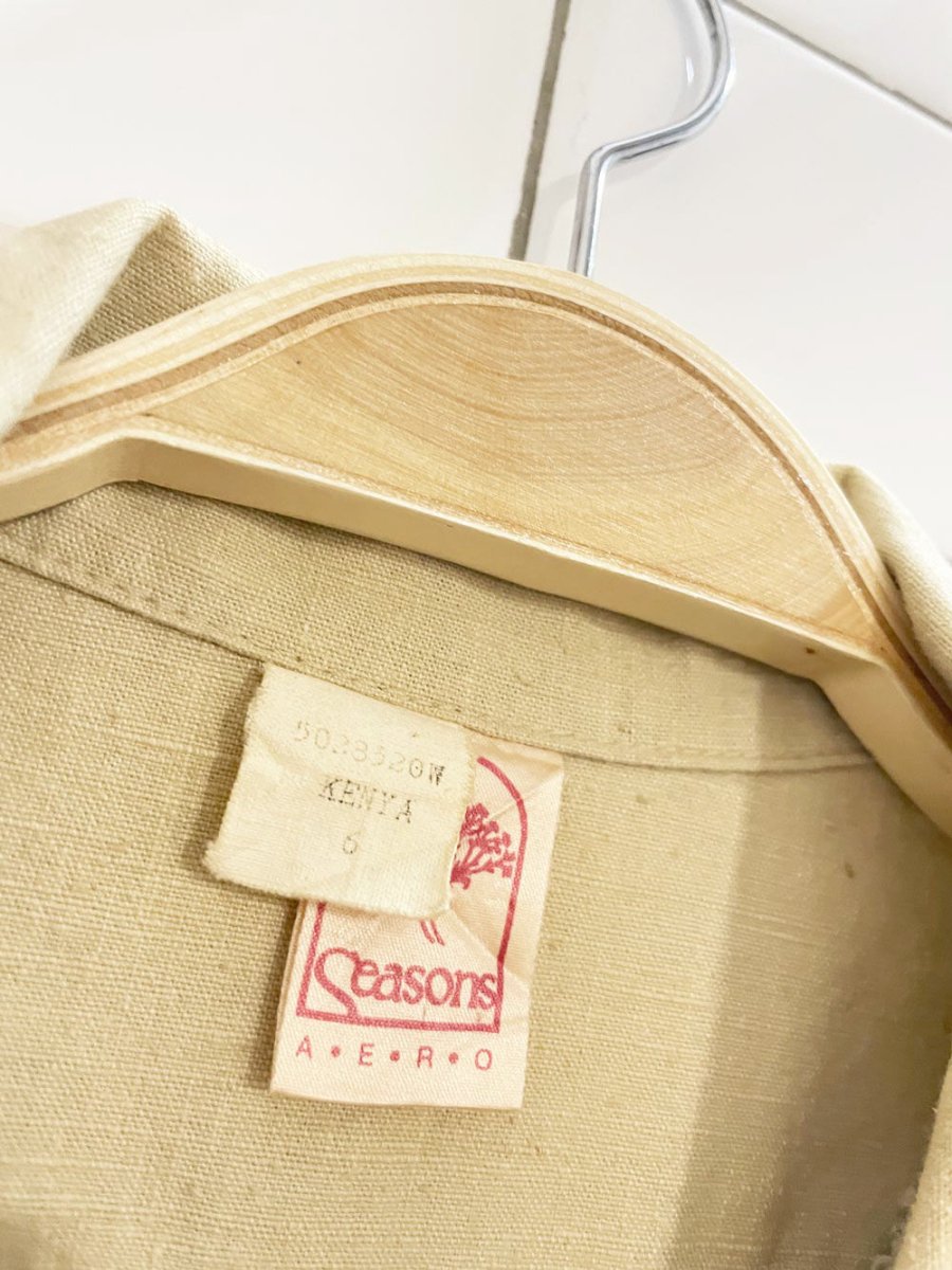 vintage seasons aero safari utility vest | union made - good market thrift store