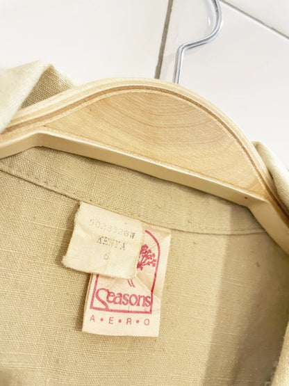 vintage seasons aero safari utility vest | union made - good market thrift store