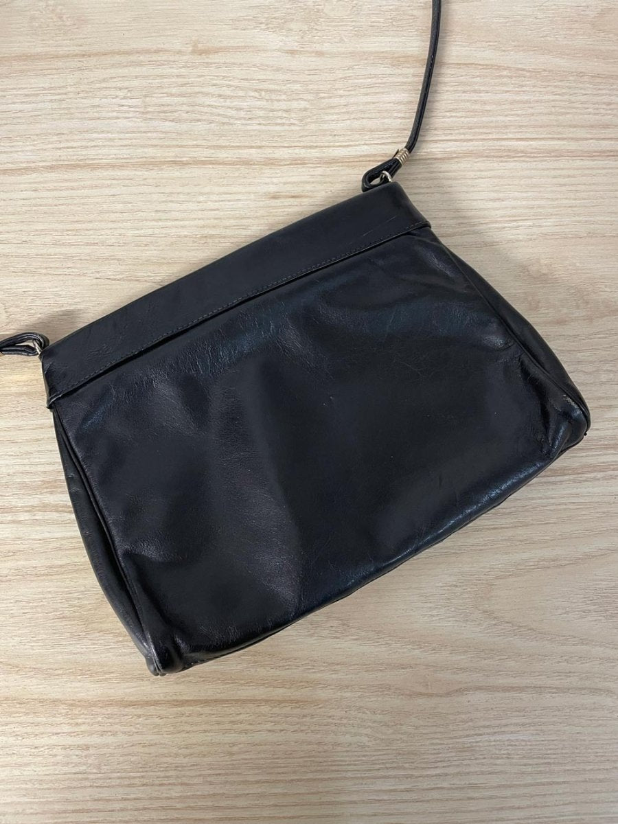 vintage mimo sacs pleated leather shoulder bag - good market thrift store