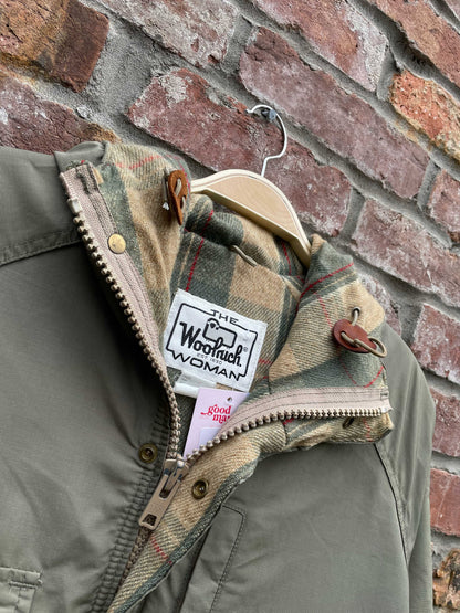 vintage woolrich wool flannel lined fall jacket