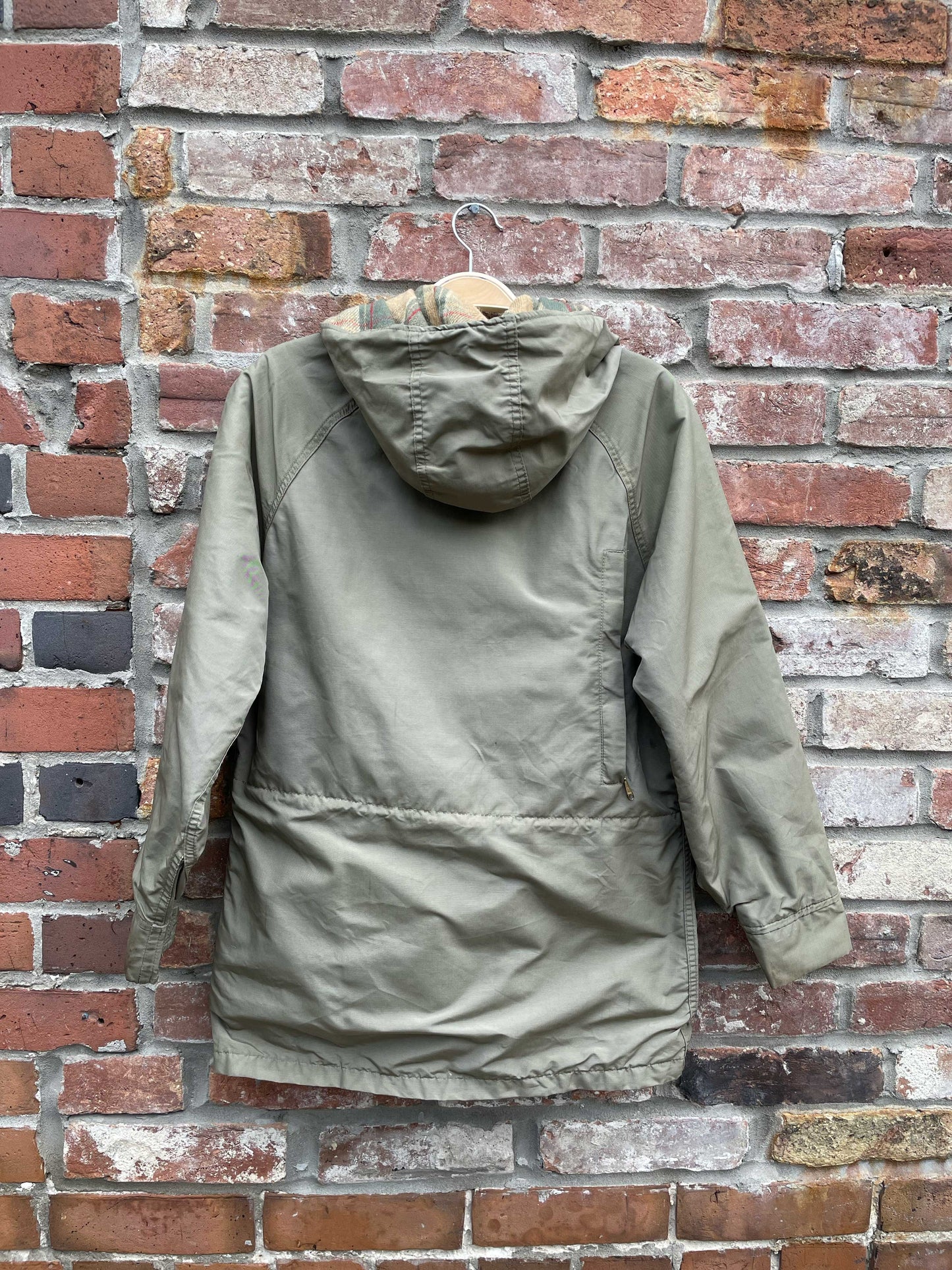 vintage woolrich wool flannel lined fall jacket