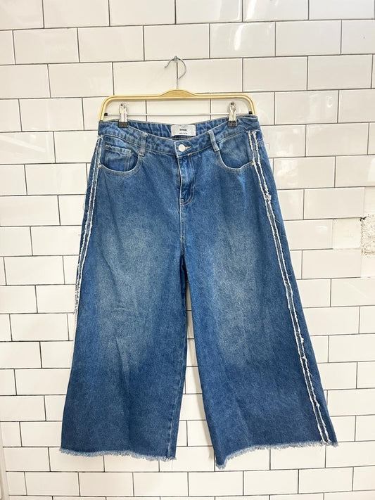 new look cropped wide leg jeans - good market thrift store