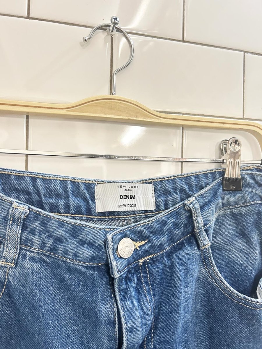 new look cropped wide leg jeans - good market thrift store