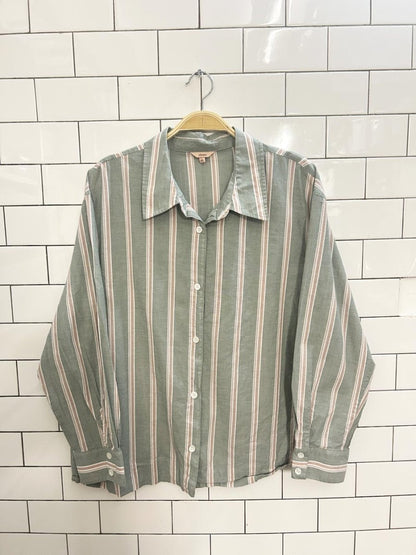 club monaco eberjey organic cotton pj shirt - good market thrift store