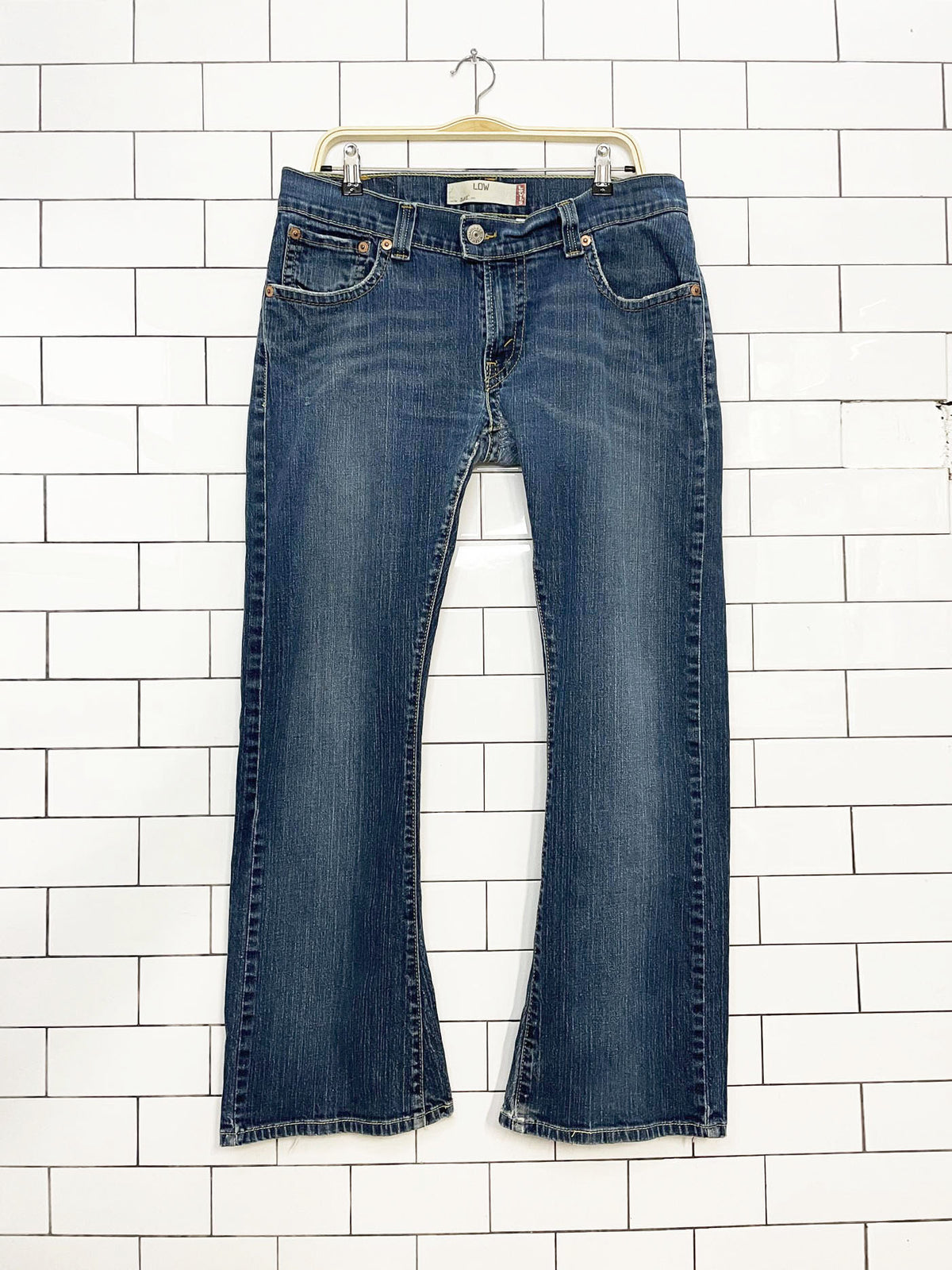 y2k levi's 542 low rise stretchy flare jeans