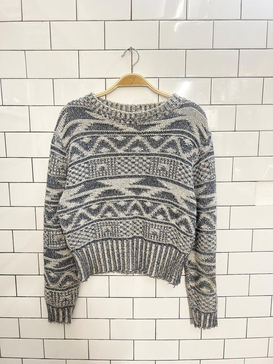 vintage 90s fw made in usa knit sweater - good market thrift store