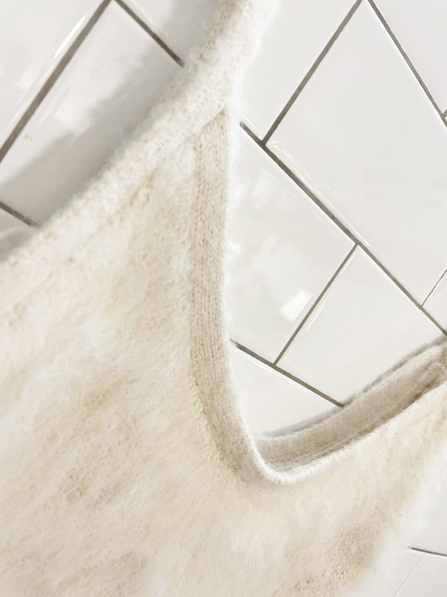 h&m wool - blend fuzzy knit maxi dress - good market thrift store