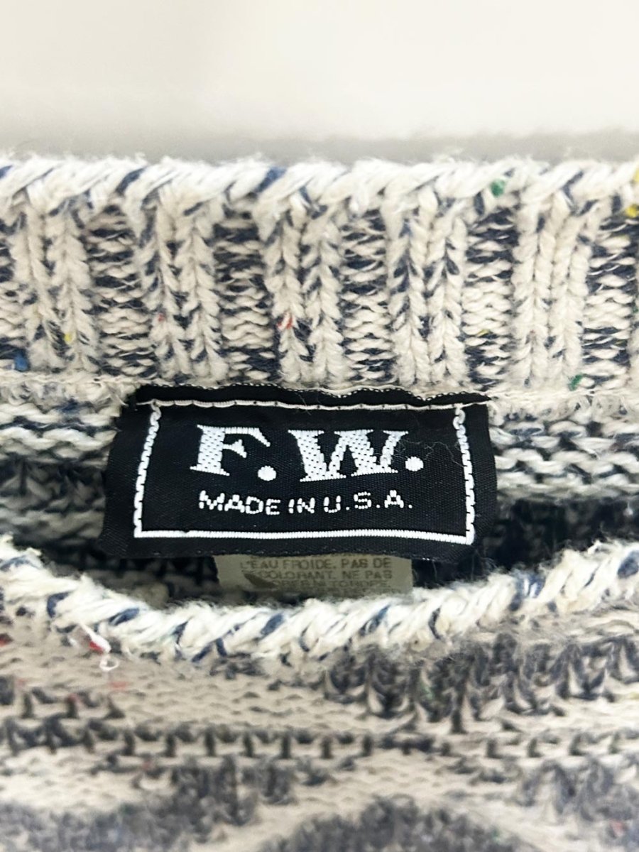 vintage 90s fw made in usa knit sweater - good market thrift store