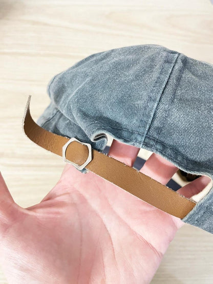 vintage 90s fellini's suede brim cap - good market thrift store