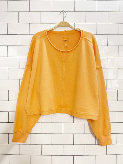 aerie oversized boxy loopback sweatshirt - good market thrift store