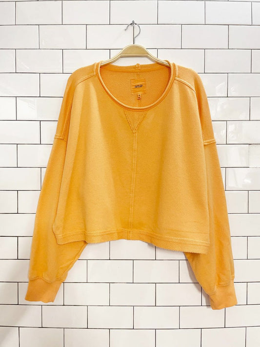 aerie oversized boxy loopback sweatshirt - good market thrift store