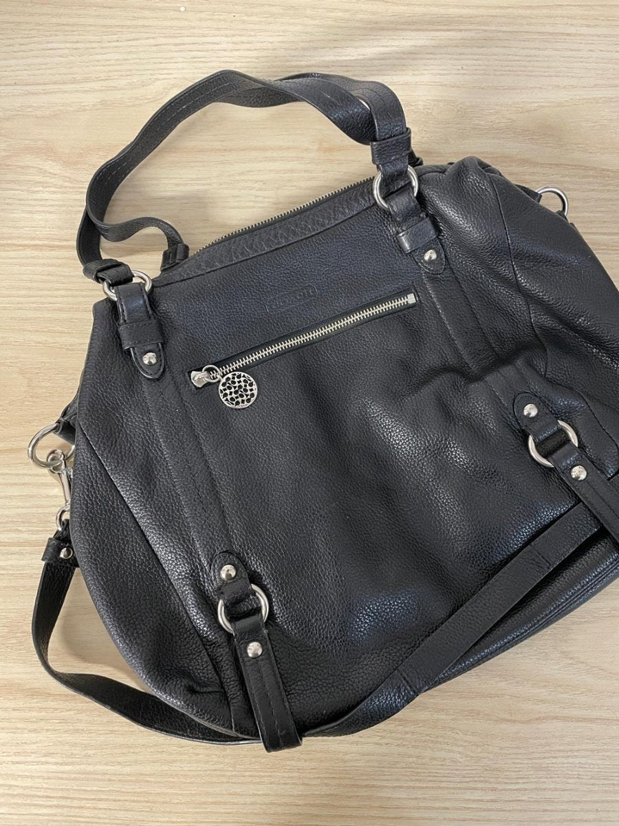 coach alexandra leather harness strap bag - good market thrift store