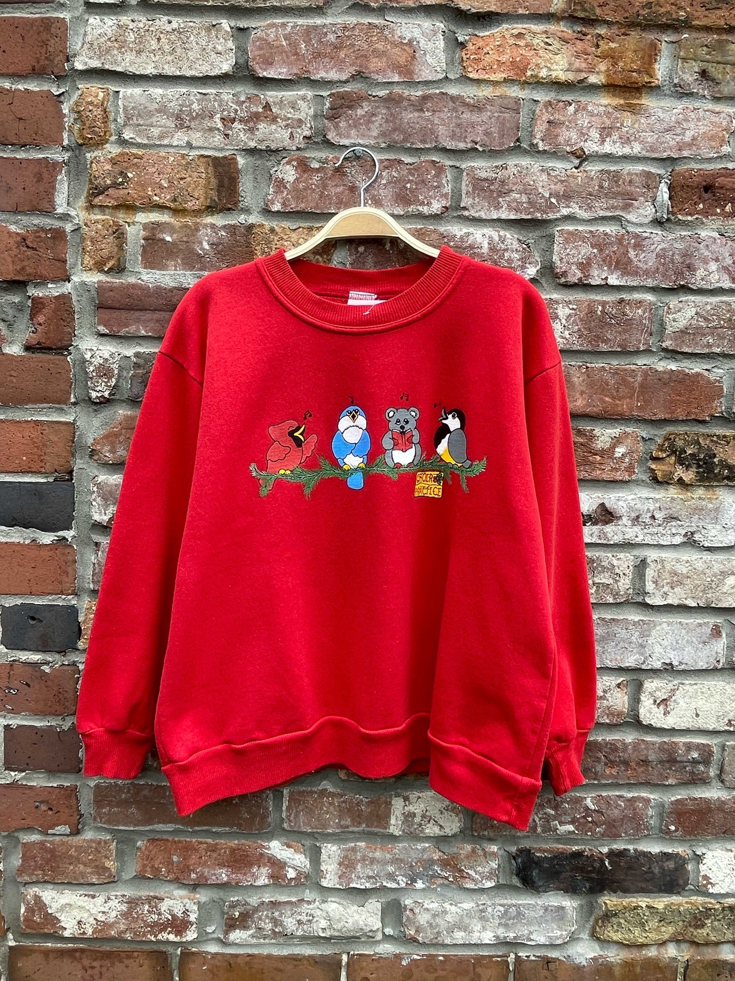 vintage animal choir practice graphic crew