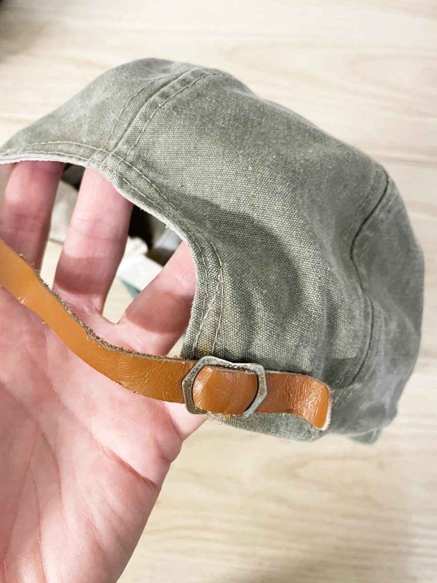 vintage 90s AJM saint john NB two tone cotton hat - good market thrift store