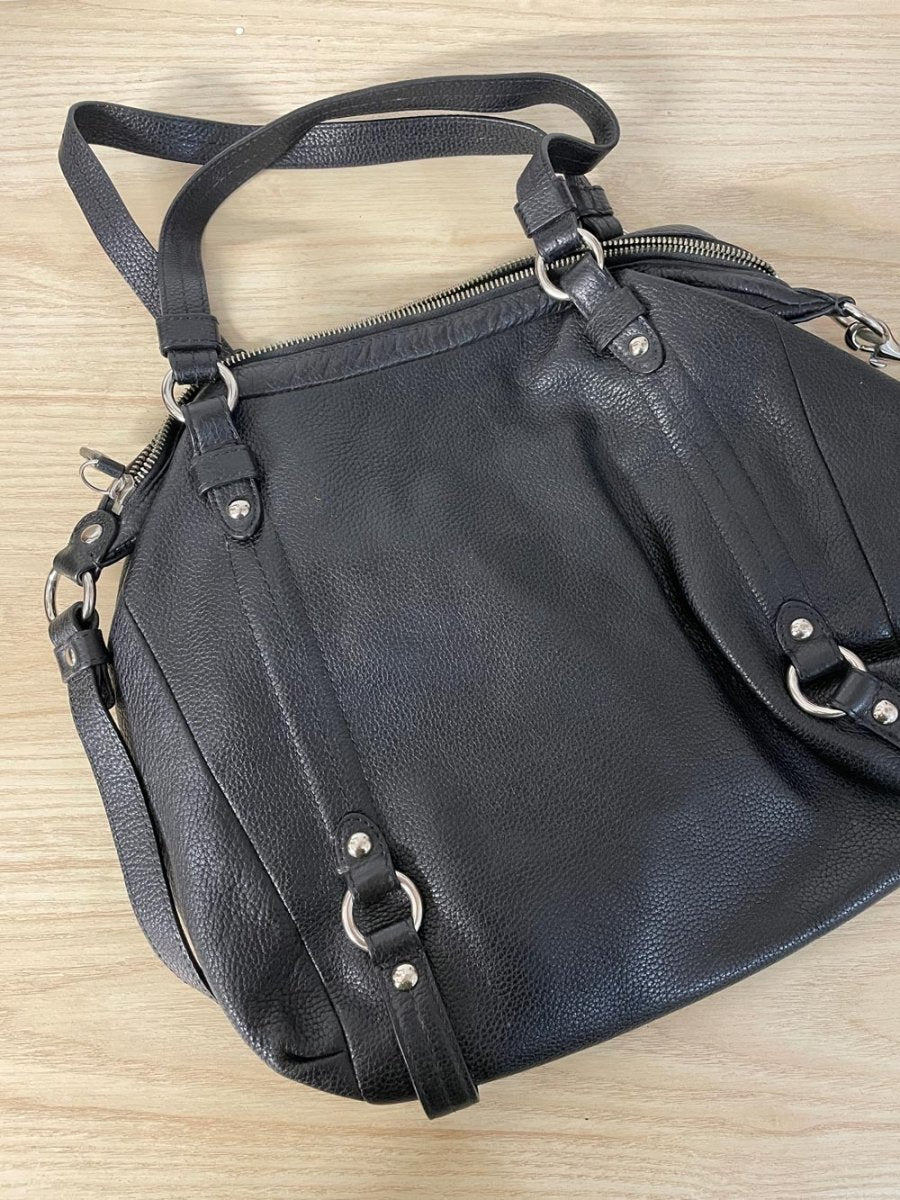 coach alexandra leather harness strap bag - good market thrift store