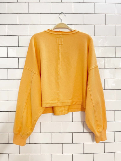 aerie oversized boxy loopback sweatshirt - good market thrift store