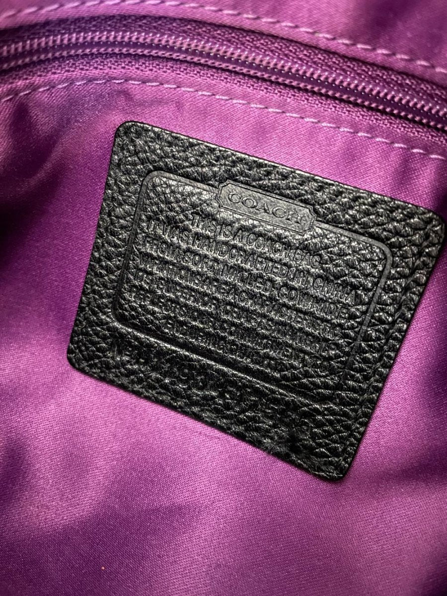 coach alexandra leather harness strap bag - good market thrift store