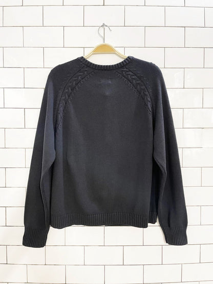 indi and cold 2025 24H cardigan noche | 100% organic cotton - good market thrift store