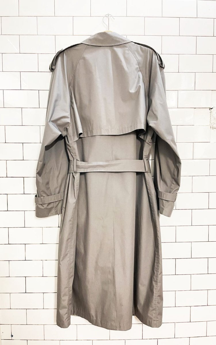 vintage london fog classic belted trench coat - good market thrift store