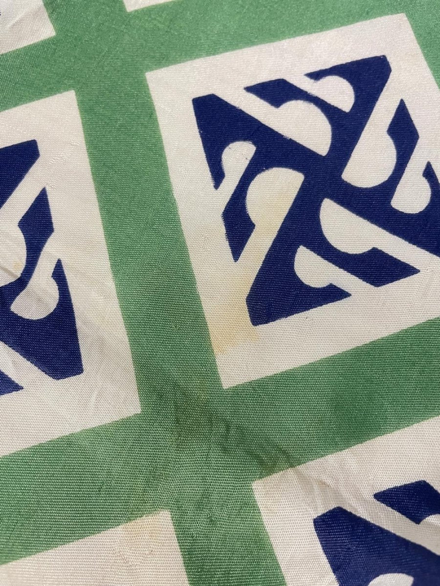 vintage italy long satin hair neck scarf - good market thrift store