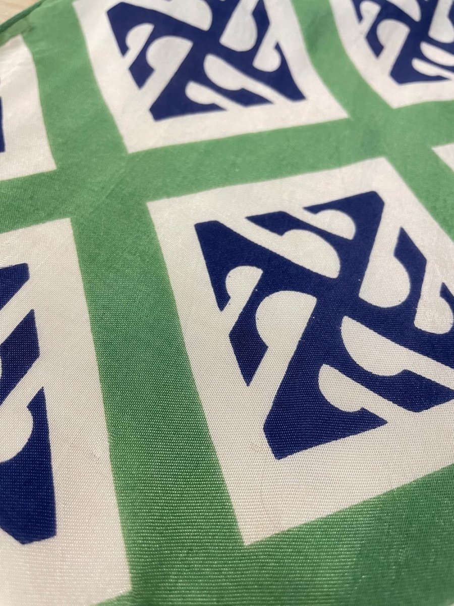 vintage italy long satin hair neck scarf - good market thrift store