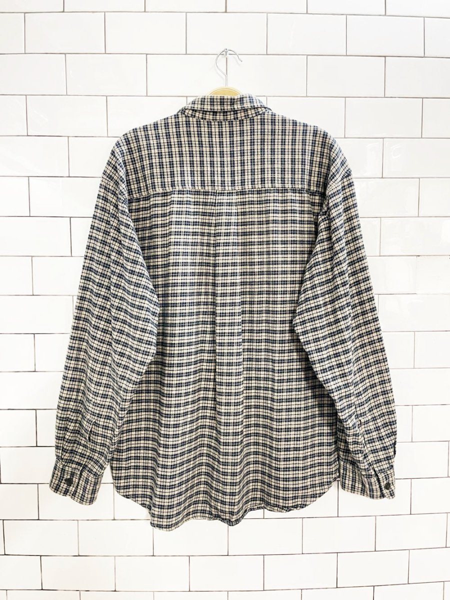 vintage 00s levi's flannel shirt | made in India - good market thrift store