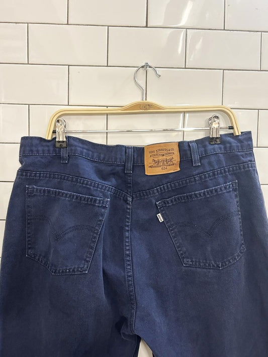 vintage 90s levis 634 white tab khaki pant - good market thrift store