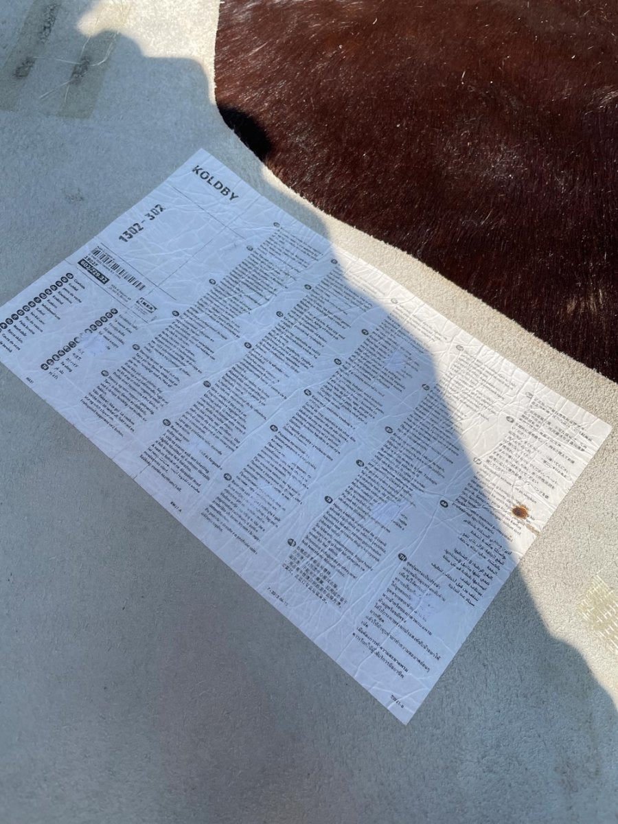 ikea kolby cowhide rug - good market thrift store