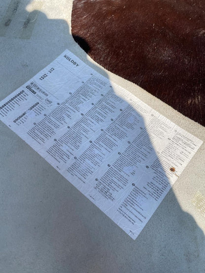 ikea kolby cowhide rug - good market thrift store