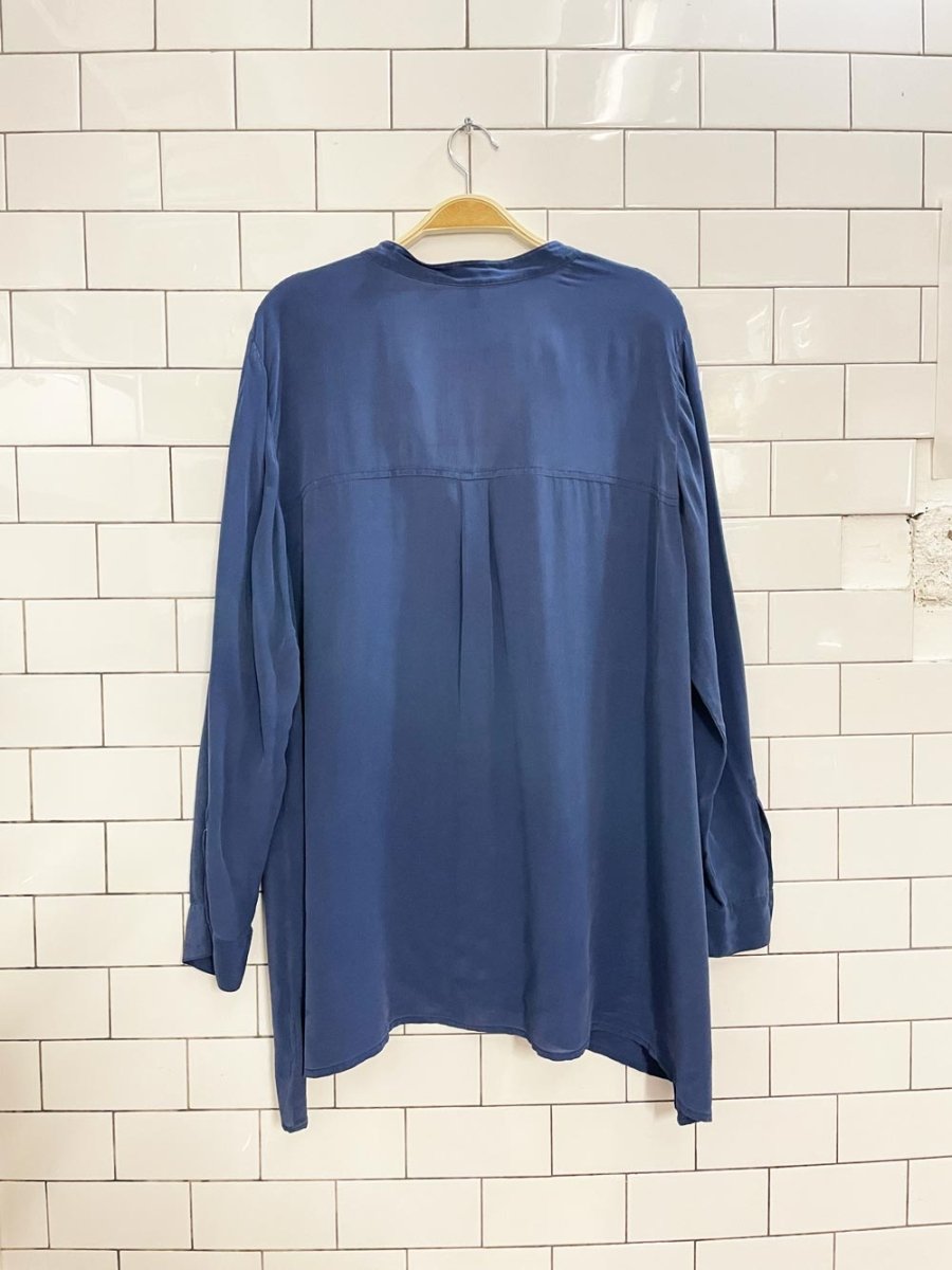 eileen fisher 100% sustainable silk blouse - good market thrift store