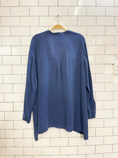 eileen fisher 100% sustainable silk blouse - good market thrift store